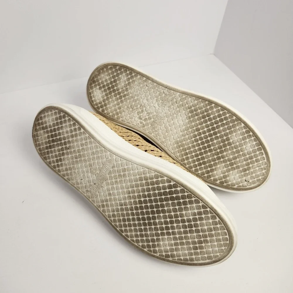 Charles David Sport Women's Raffia Platform Casual‎ Sneakers Tan Size 7.5M